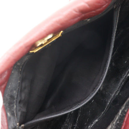 Loewe Anagram Vintage Leather Red Shoulder — view 5