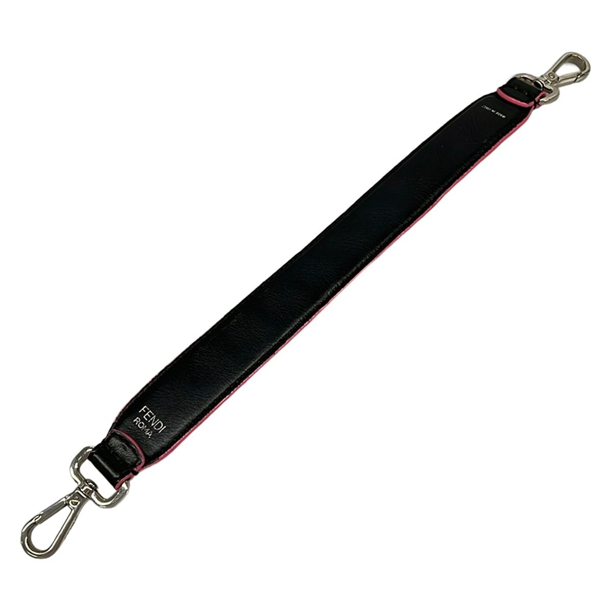 Fendi Shoulder Strap Mini Black Pink Multi Leather — view 2
