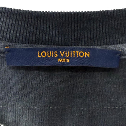 Louis Vuitton Inside Out Tie Dye Logo Print Short Sleeve T-Shirt Gray XL — view 6