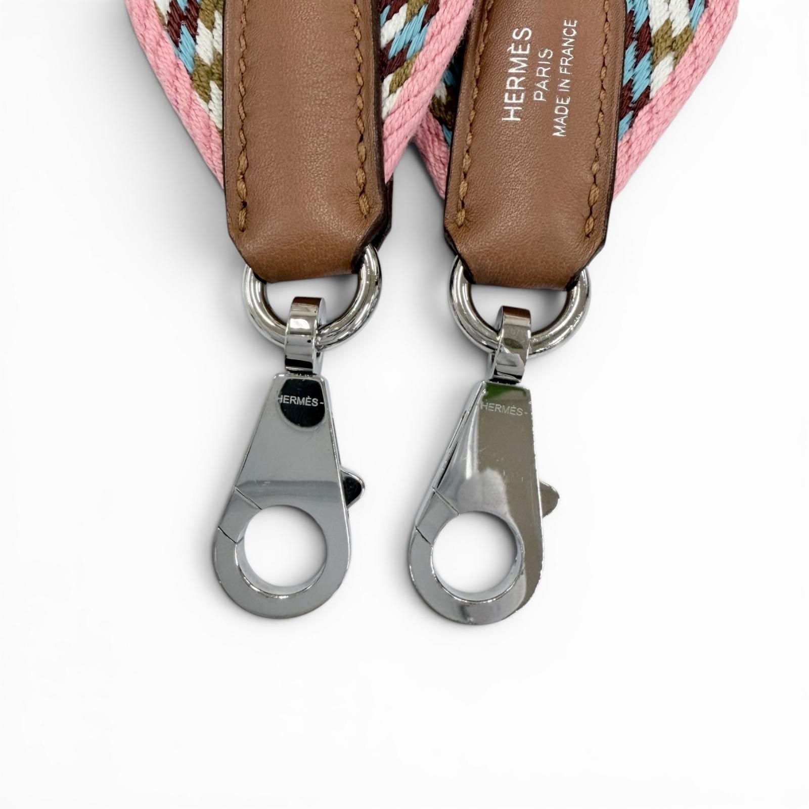 Hermes Bandouliere Sangles Silver Shoulder Strap Multi — view 4
