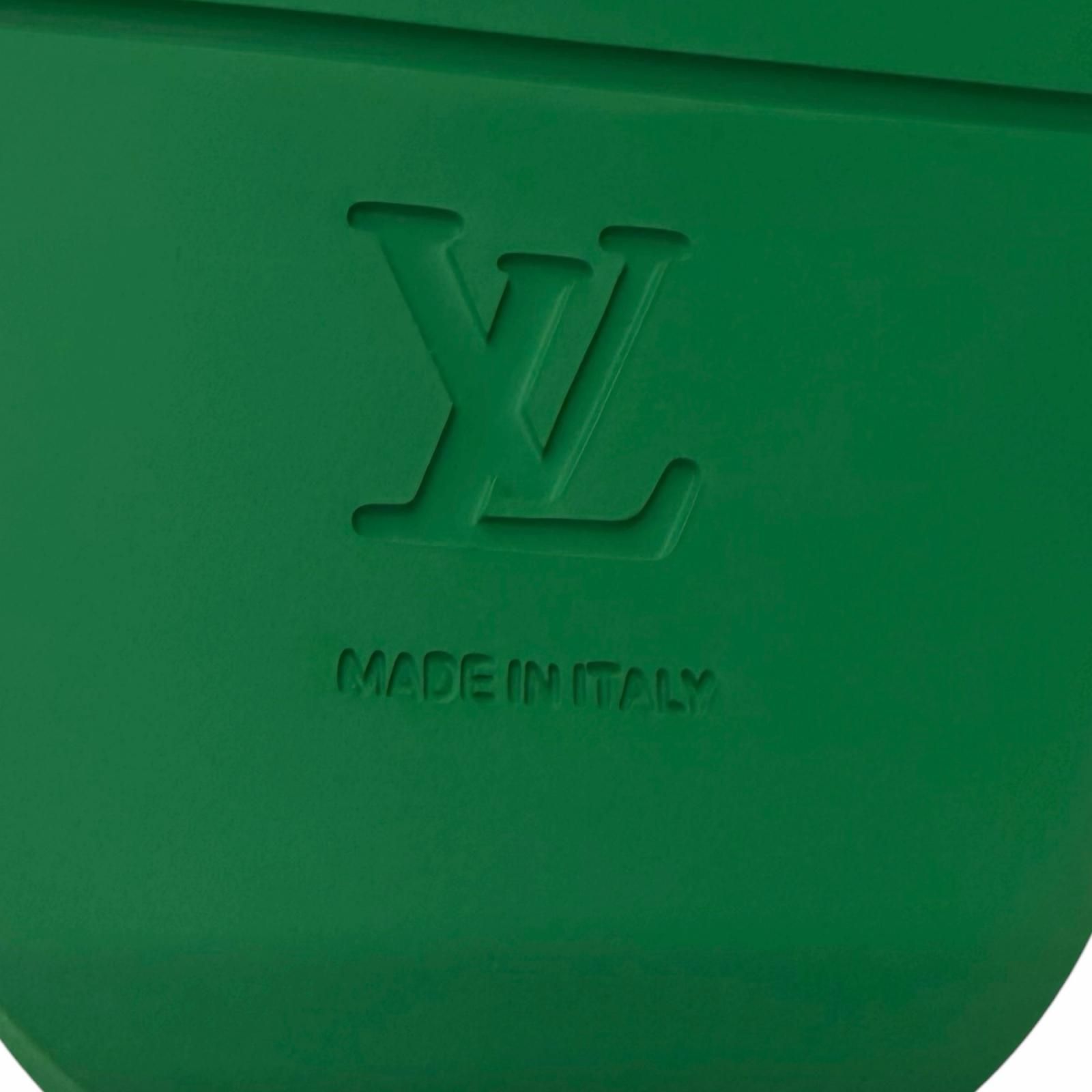 Louis Vuitton Miami Line Monogram Embossed Leather Shower Sandals Slide 6 — view 8