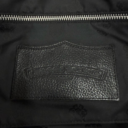 Chrome Hearts FS Tote FS Suede Leather Cross Patch Daga Zip — view 9