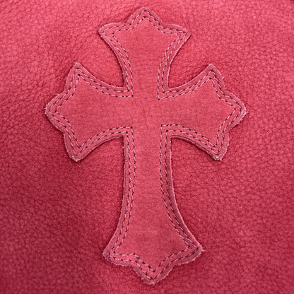 Chrome Hearts FS Tote FS Suede Leather Cross Patch Daga Zip — view 8