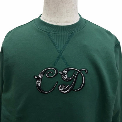 Dior Homme Keny Shaaf CD Logo Embroidery Sweatshirt Shirt S Green — view 2