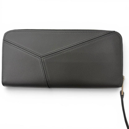 Loewe Puzzle Edge Zipped Wallet Leather Anagram Round Zip Black — view 3