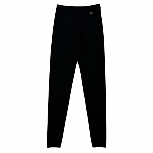 Prada Wool Knit Pants Black 38