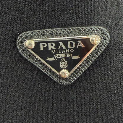 Prada Wool Knit Pants Black 38 — view 6
