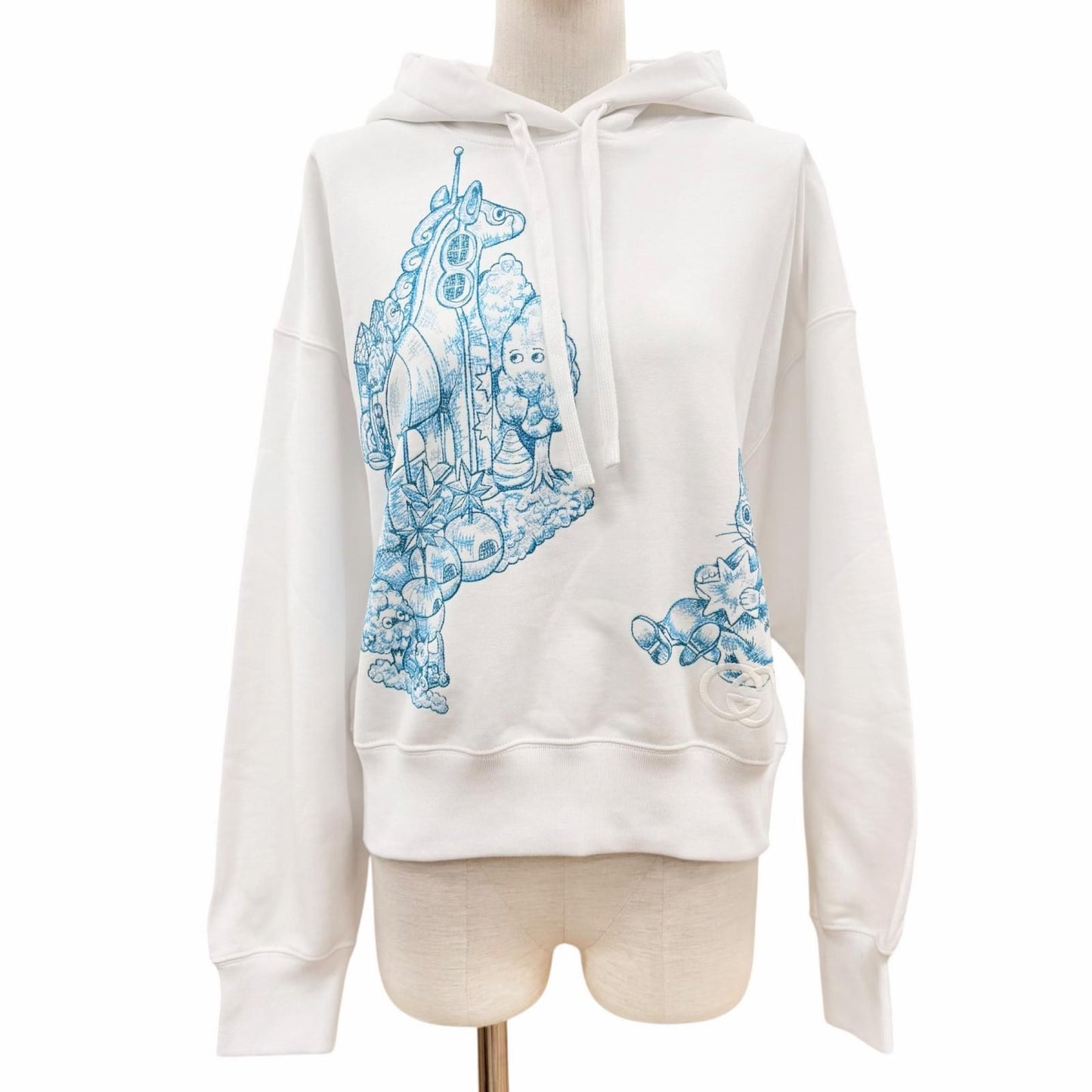 Gucci Yuko Higuchi Cotton 100% Hoodie White