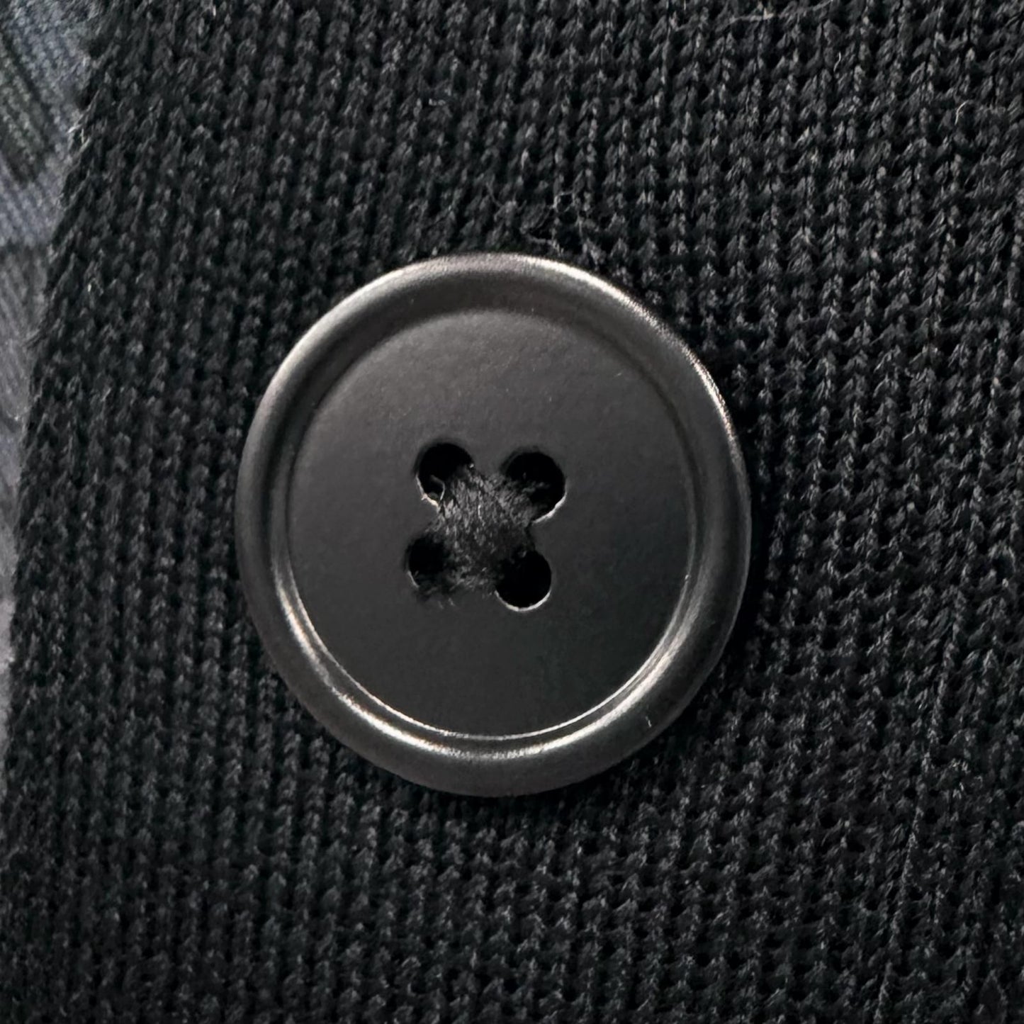 Hermes Silk 100% Neck Contrast Cardigan — view 5