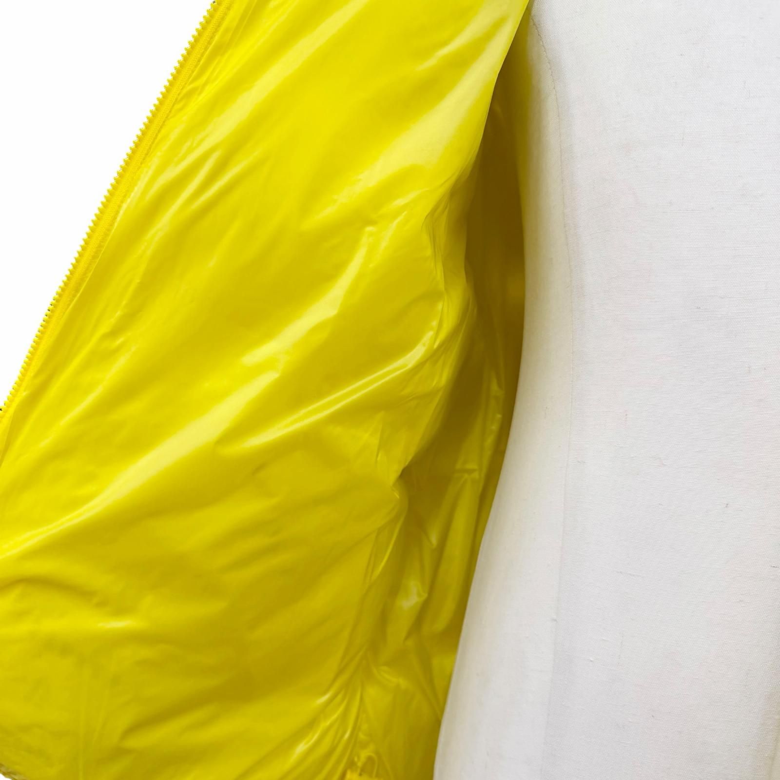 Moncler Citala Logo Patch Double Zip Up Jacket Yellow — view 5