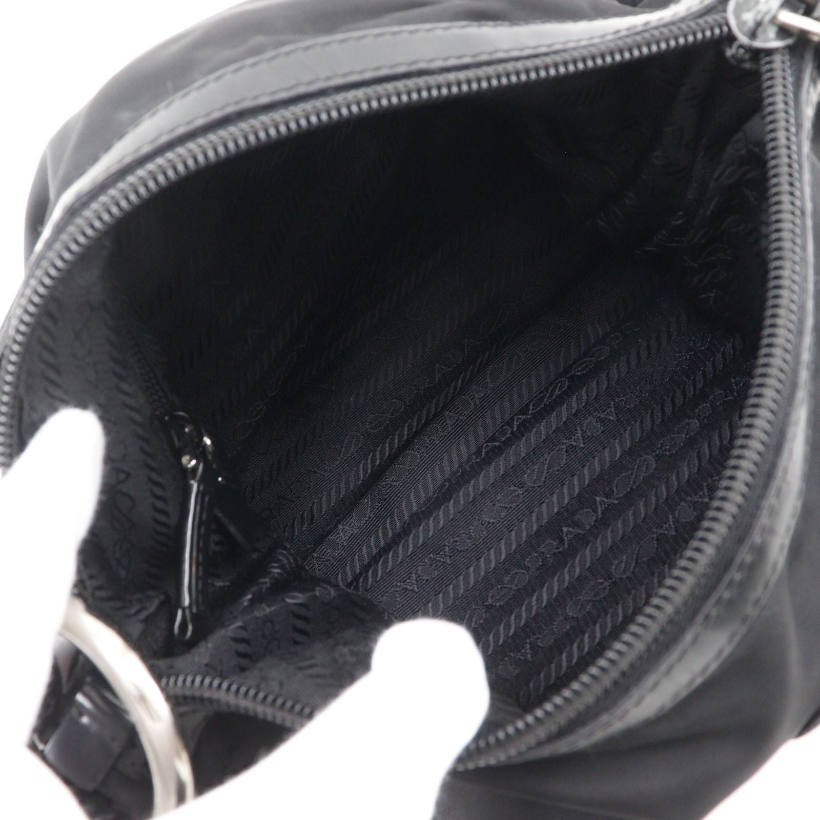 Prada Nylon Nero Black Shoulder — view 6