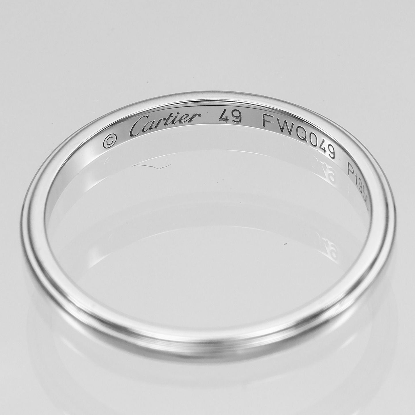 Cartier d'Amour Platinum Ring — view 4