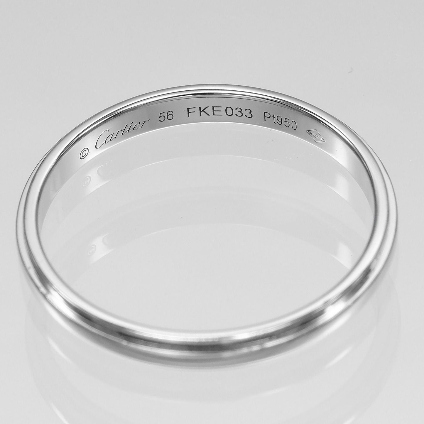 Cartier d'Amour mm Platinum Ring — view 4