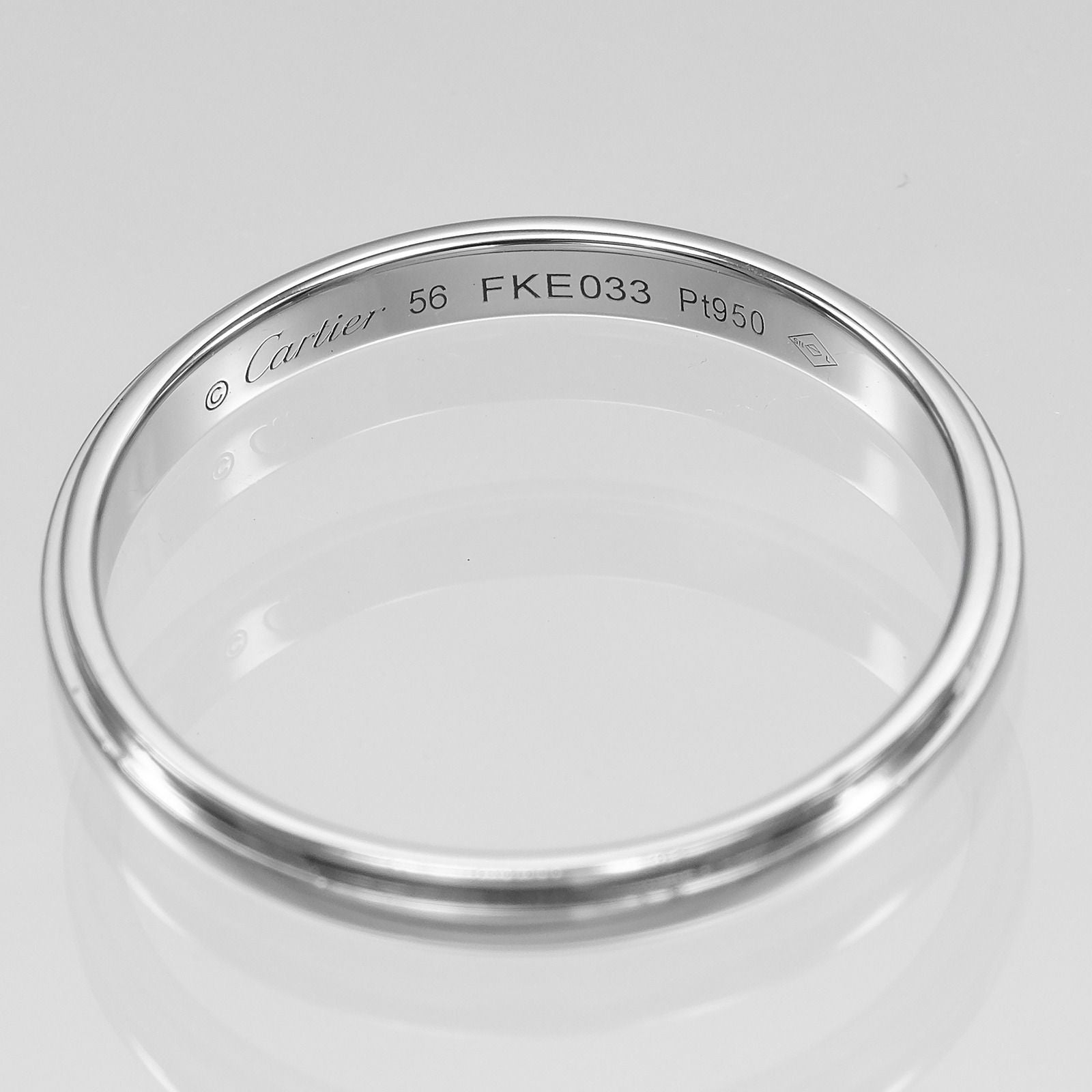 Cartier d'Amour mm Platinum Ring — view 4