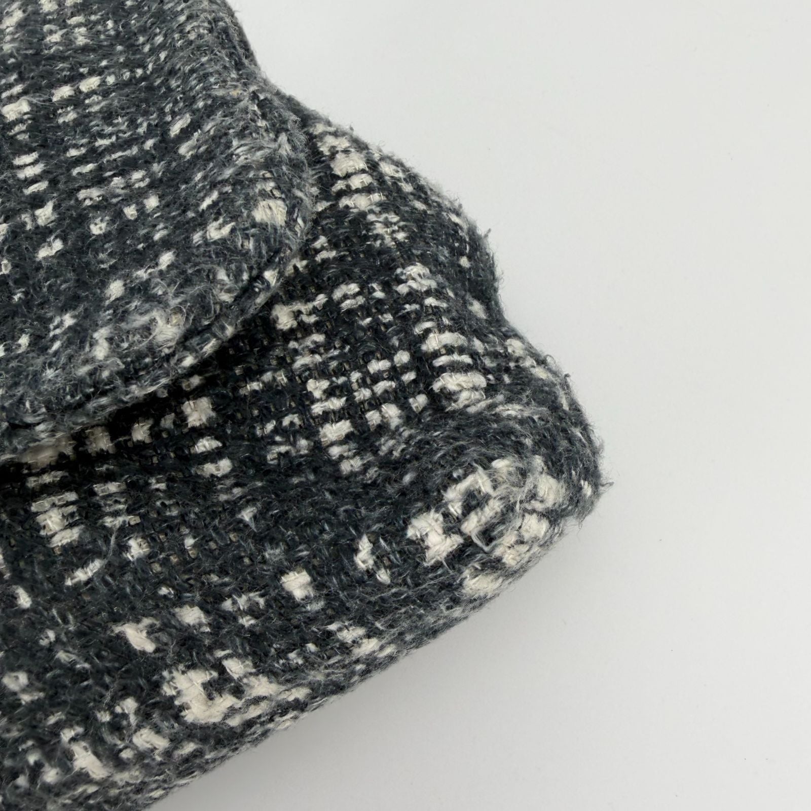 Prada Clutch Tweed Gray Vintage — view 8