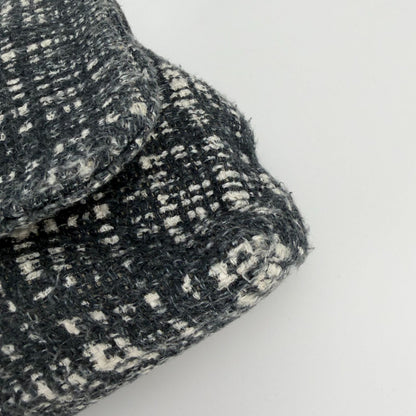 Prada Clutch Tweed Gray Vintage — view 8