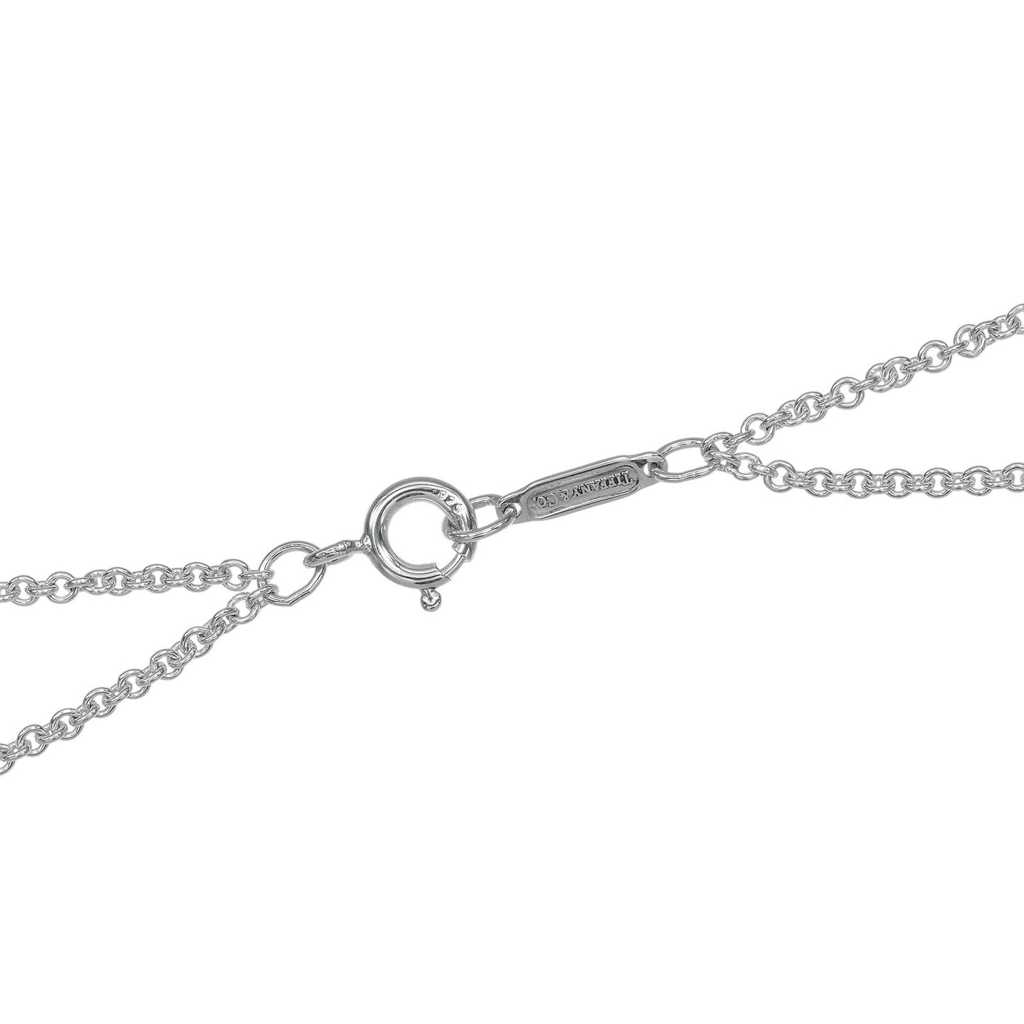 Tiffany & Co Infinity Double Chain 925 Sterling Silver Necklace — view 5