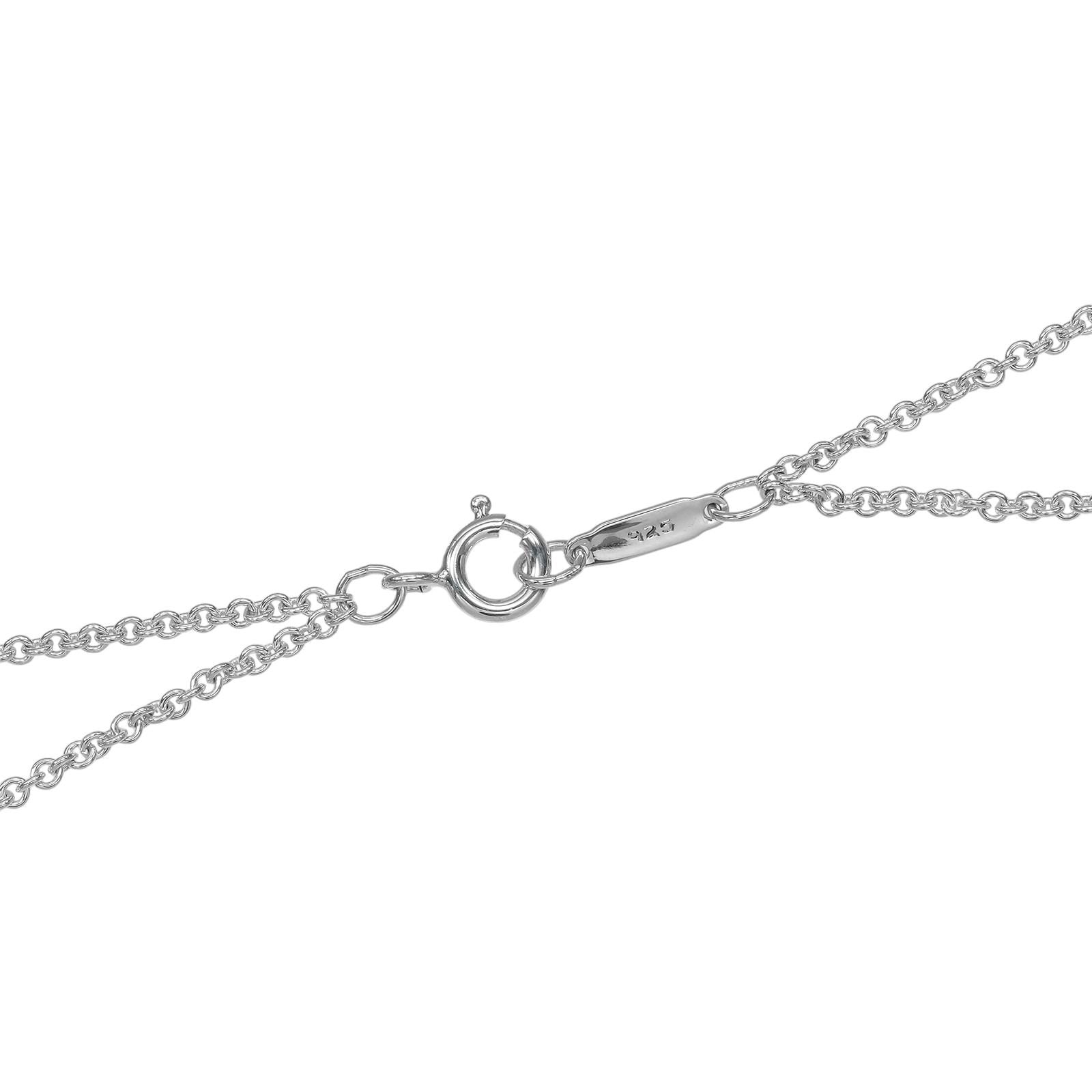 Tiffany & Co Infinity Double Chain 925 Sterling Silver Necklace — view 6