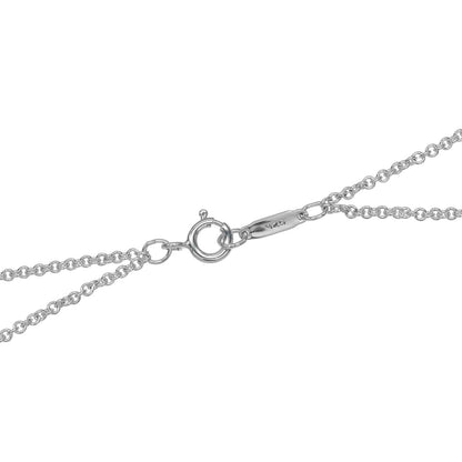 Tiffany & Co Infinity Double Chain 925 Sterling Silver Necklace — view 6