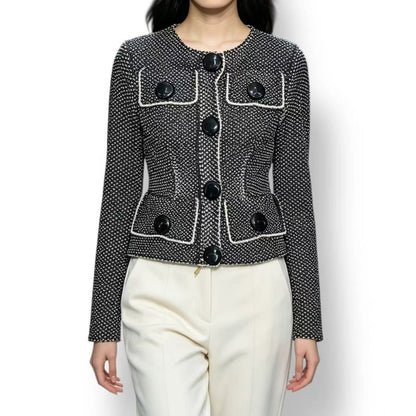 Louis Vuitton Collarless Jacket Black