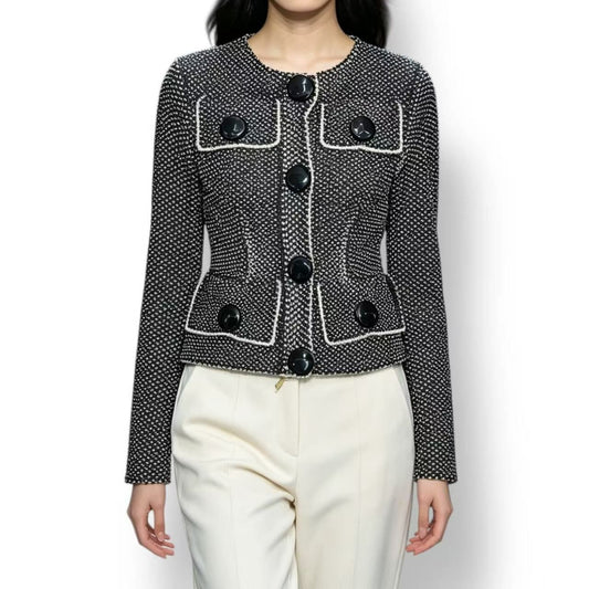 Louis Vuitton Collarless Jacket Black