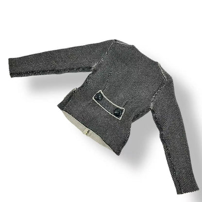 Louis Vuitton Collarless Jacket Black — view 3