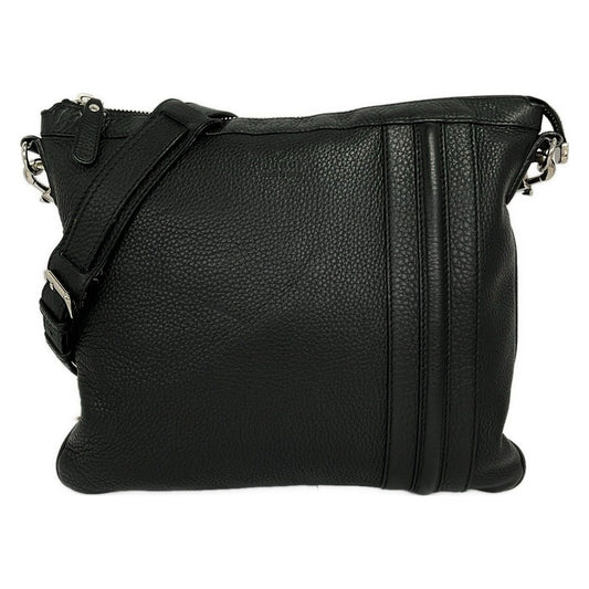Gucci Shoulder Bag Black Detachable Strap Leather