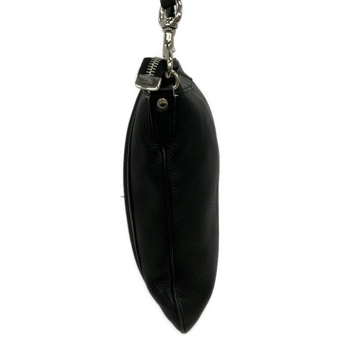 Gucci Shoulder Bag Black Detachable Strap Leather — view 2