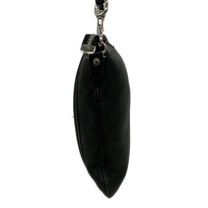 Gucci Shoulder Bag Black Detachable Strap Leather — view 2