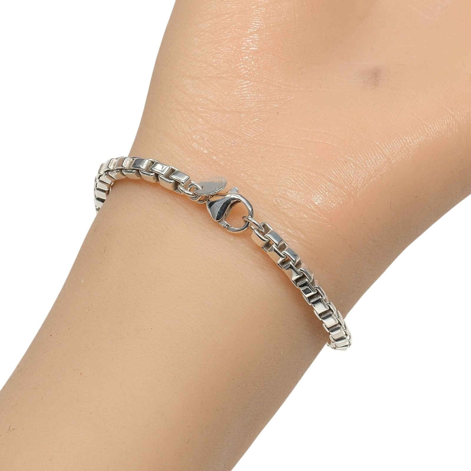 Tiffany & Co Venetian 18.5 cm 925 Sterling Silver Bracelet — view 3