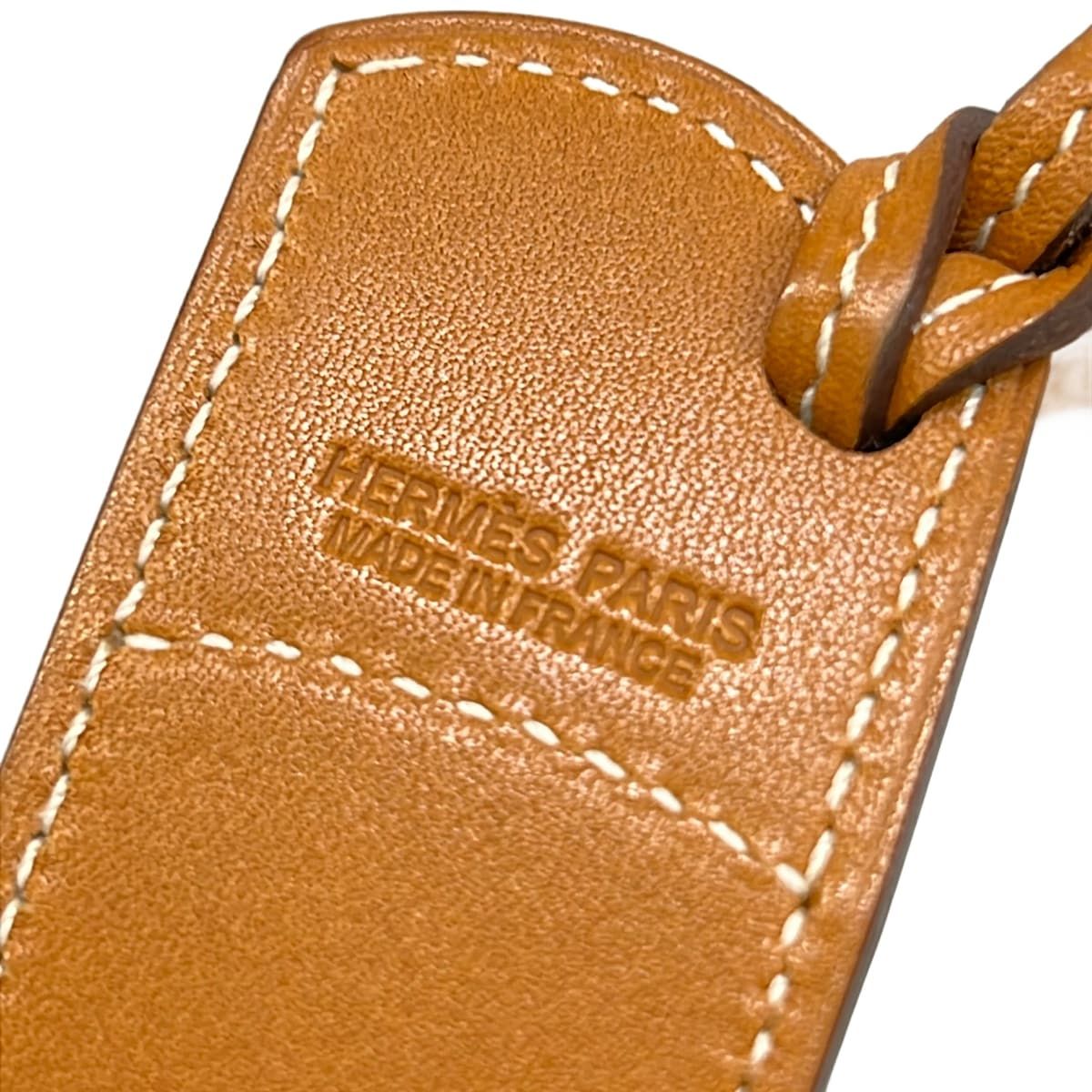 Hermes Key Holder Badok Boots Capucines Gold — view 3