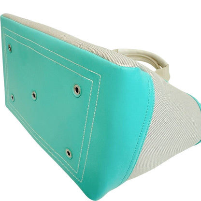 Tiffany & Co Cruise Canvas Garden Handbag Weekend Tote Logo — view 3