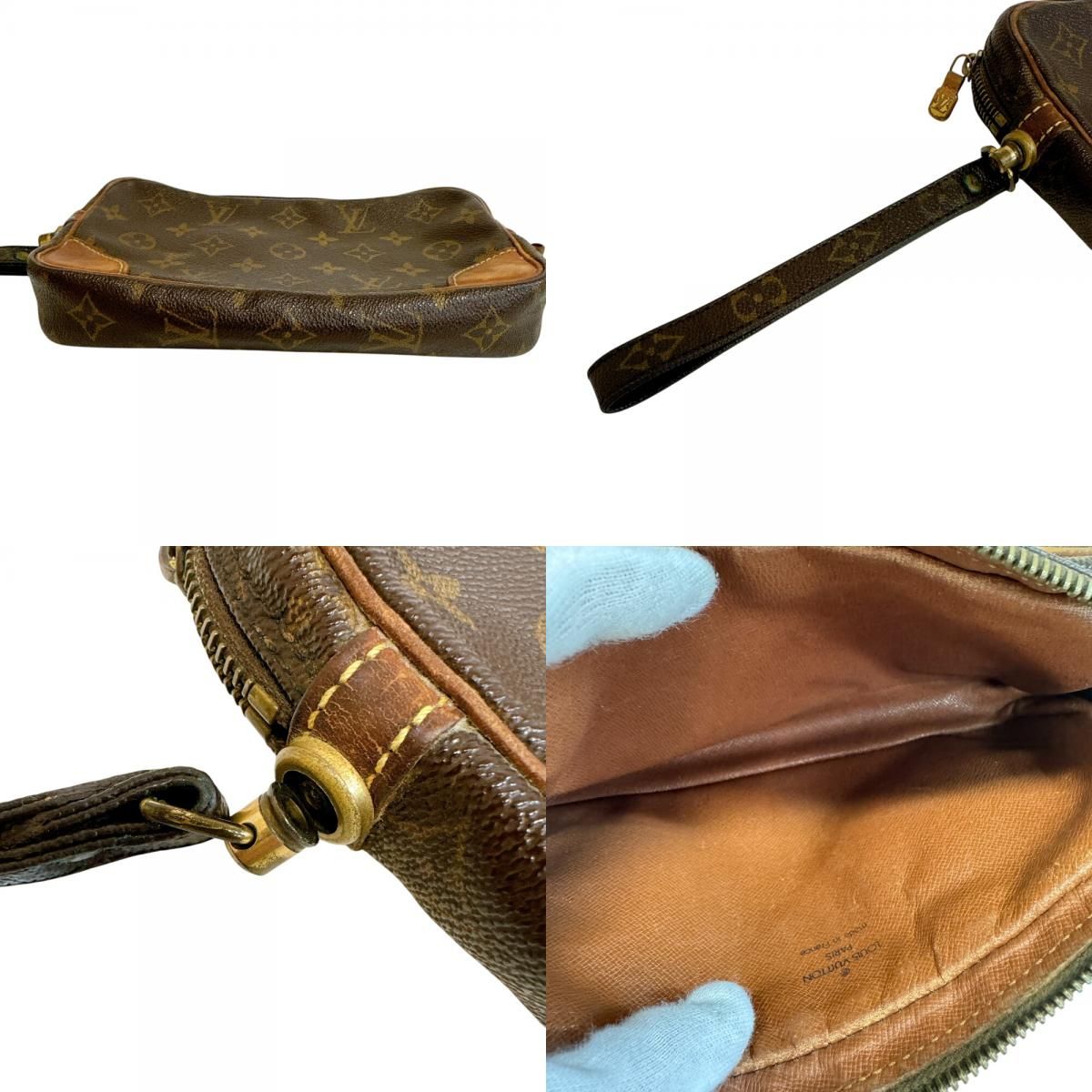 Louis Vuitton Pouch Clutch Ma Roulis Dragonne PM Monogram Second — view 7