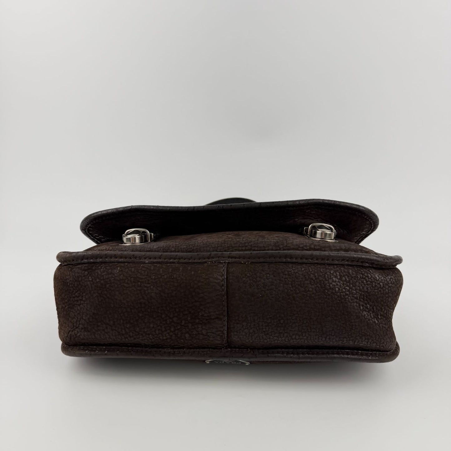 Prada Shoulder Bag Hobo Brown Leather Vintage — view 5