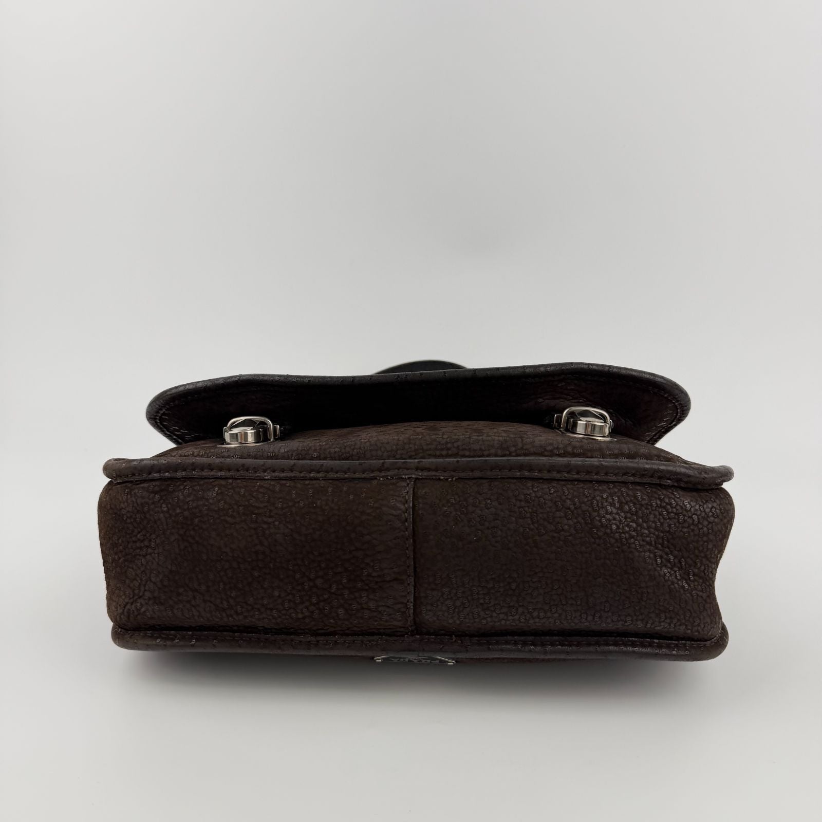 Prada Shoulder Bag Hobo Brown Leather Vintage — view 5