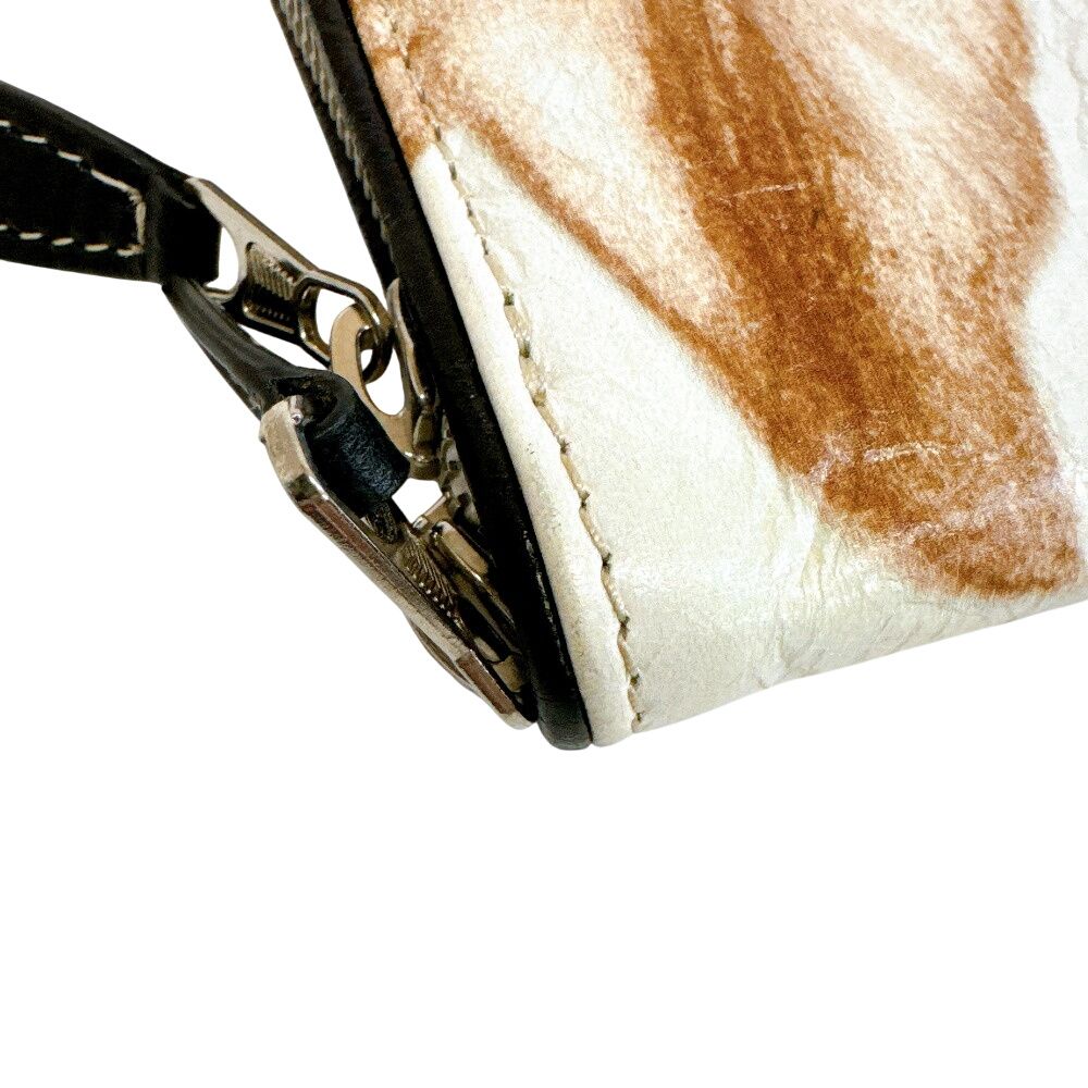 Balenciaga Baroque Floral Print Processing Second PC Case Clutch — view 5