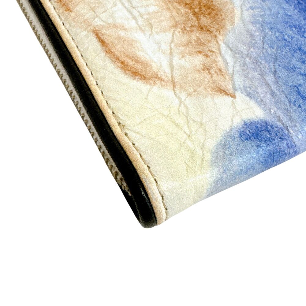 Balenciaga Baroque Floral Print Processing Second PC Case Clutch — view 3