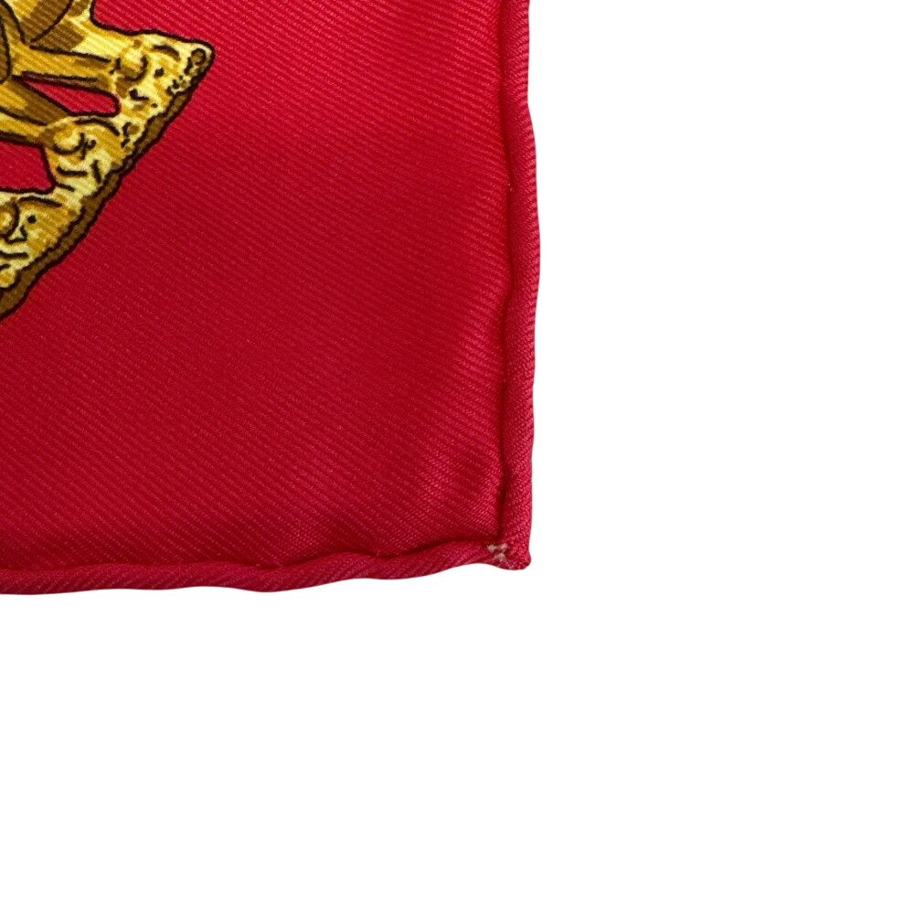 Hermes Handkerchief Carre 45 Yellow Golden Knight — view 5