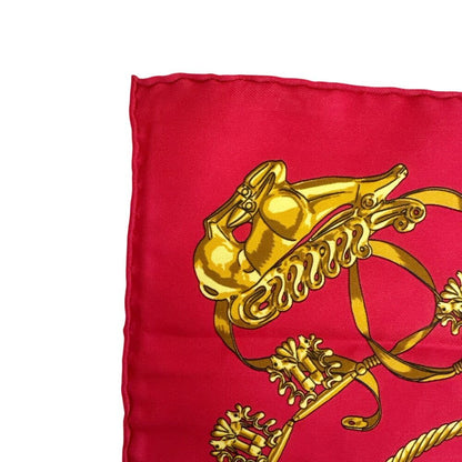 Hermes Handkerchief Carre 45 Yellow Golden Knight — view 4