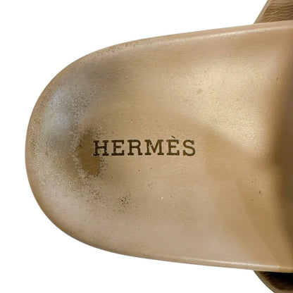 Hermes Chypre Sandals Beige — view 6