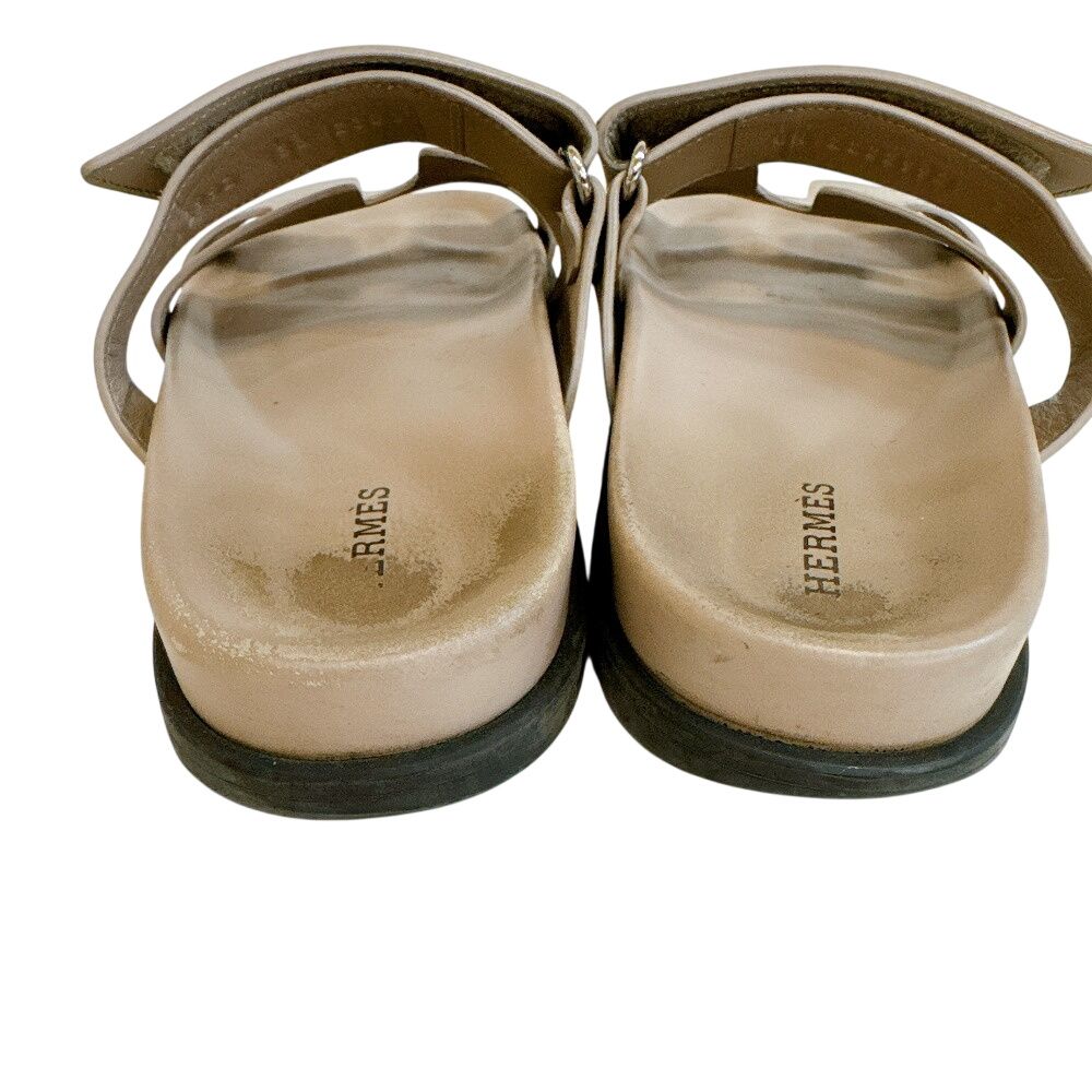 Hermes Chypre Sandals Beige — view 5