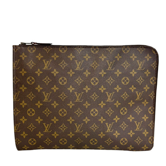 Louis Vuitton Vintage PC Case Second Document Poche Monogram Clutch