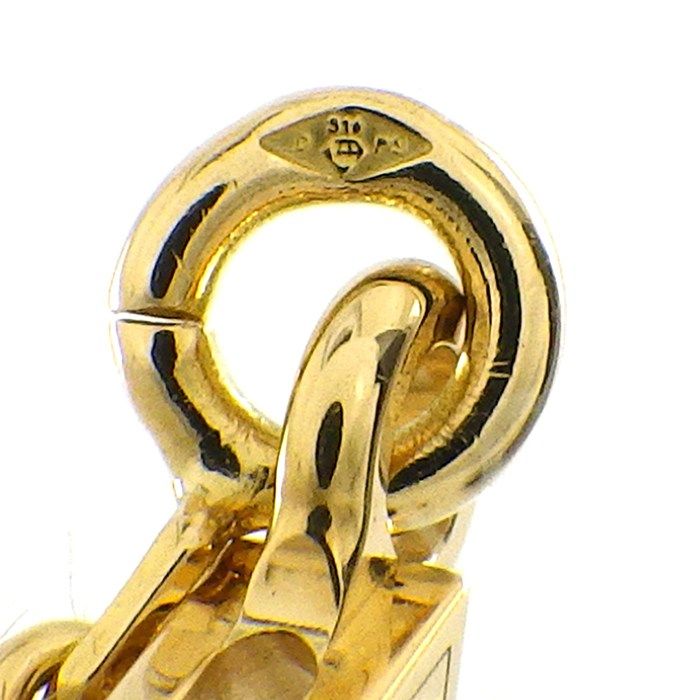 Van Cleef & Arpels Necklace Vintage Alhambra Guilloche 18k Yellow Gold Box Paper — view 5