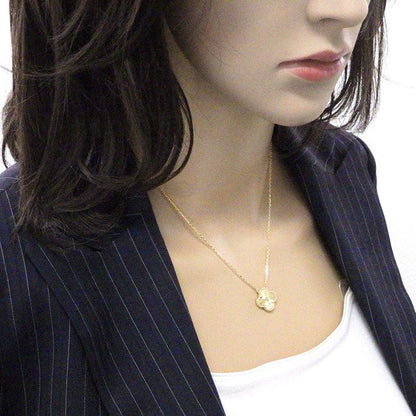 Van Cleef & Arpels Necklace Vintage Alhambra Guilloche 18k Yellow Gold Box Paper — view 7