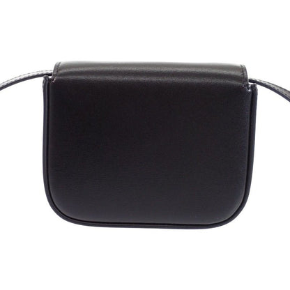 Celine Mini Claude Shoulder Bag Calf Leather Black Gold — view 3
