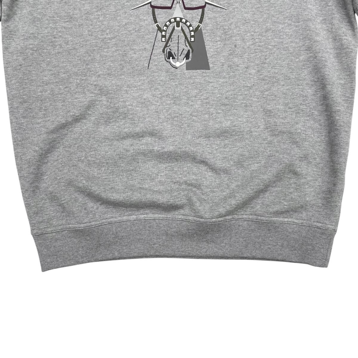 Hermes Sweatshirt Punk L Cotton Hose Gray — view 4