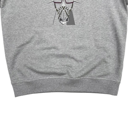 Hermes Sweatshirt Punk L Cotton Hose Gray — view 4