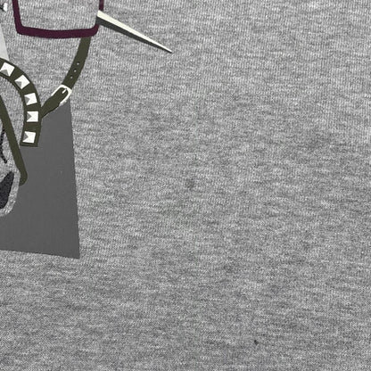 Hermes Sweatshirt Punk L Cotton Hose Gray — view 8
