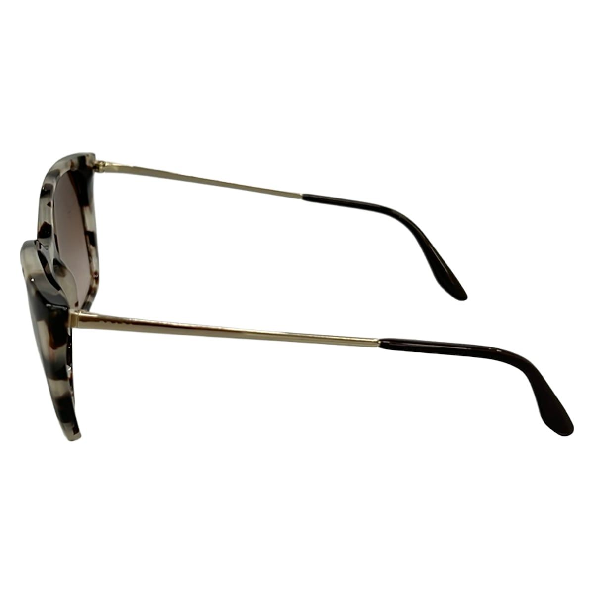 Prada Sunglasses Dark Brown Light Gray Eyewear — view 2
