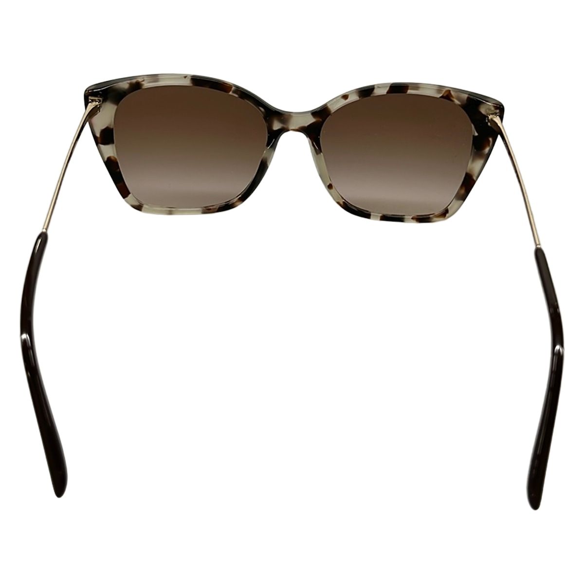 Prada Sunglasses Dark Brown Light Gray Eyewear — view 3